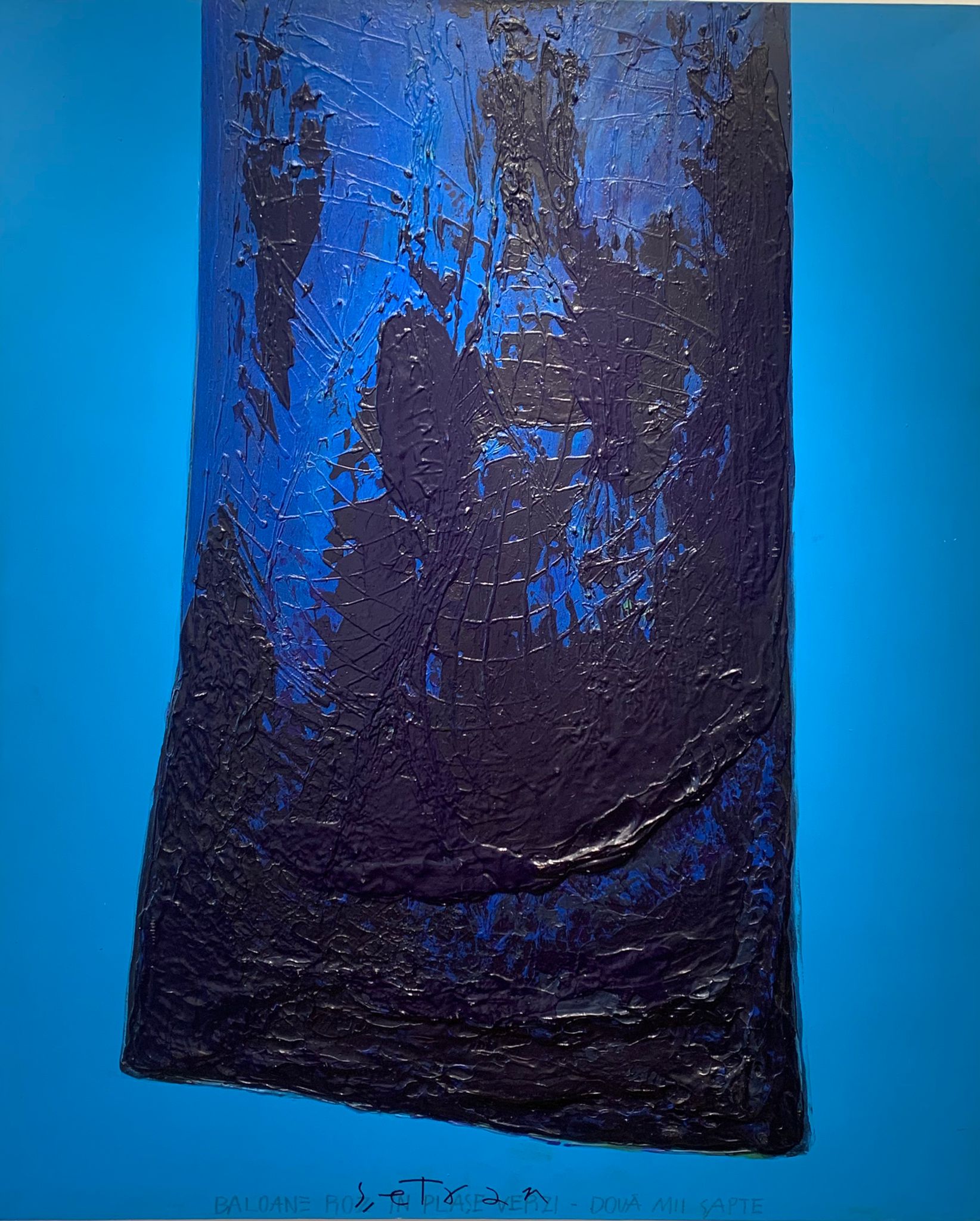 Vladimir Șetran- Fără Titlu, acrilic pe pânză, 145x115 cm, 2009