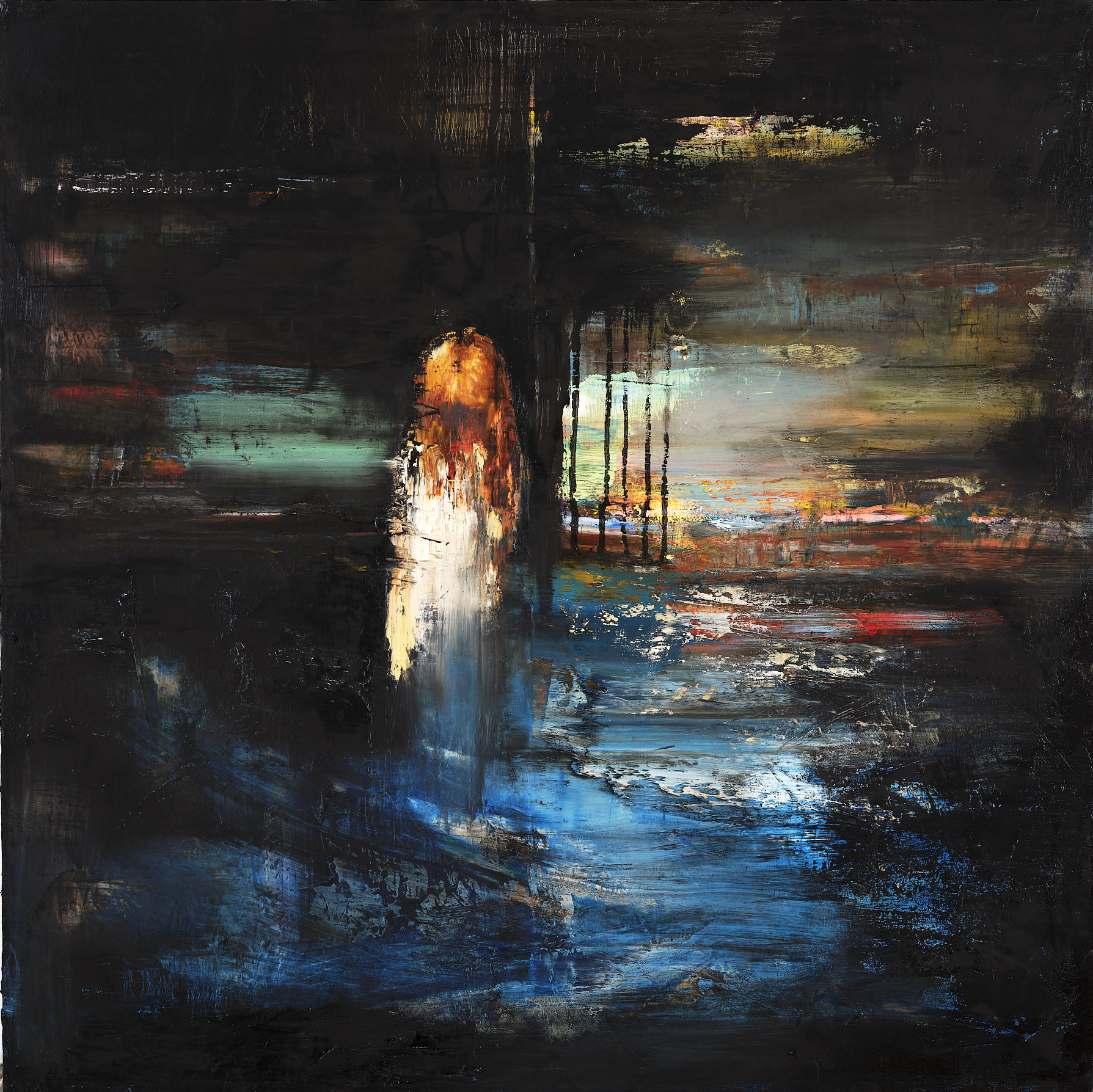 Francisc Chiuariu Nostalgia, 2021, oil on canvas,90x90 cm