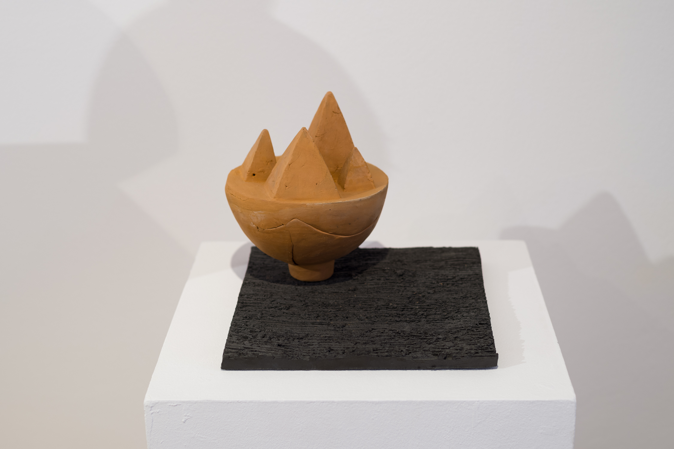 Collective Marius Stanciu- Hypostases 1, black stoneware and teracotta, 2015