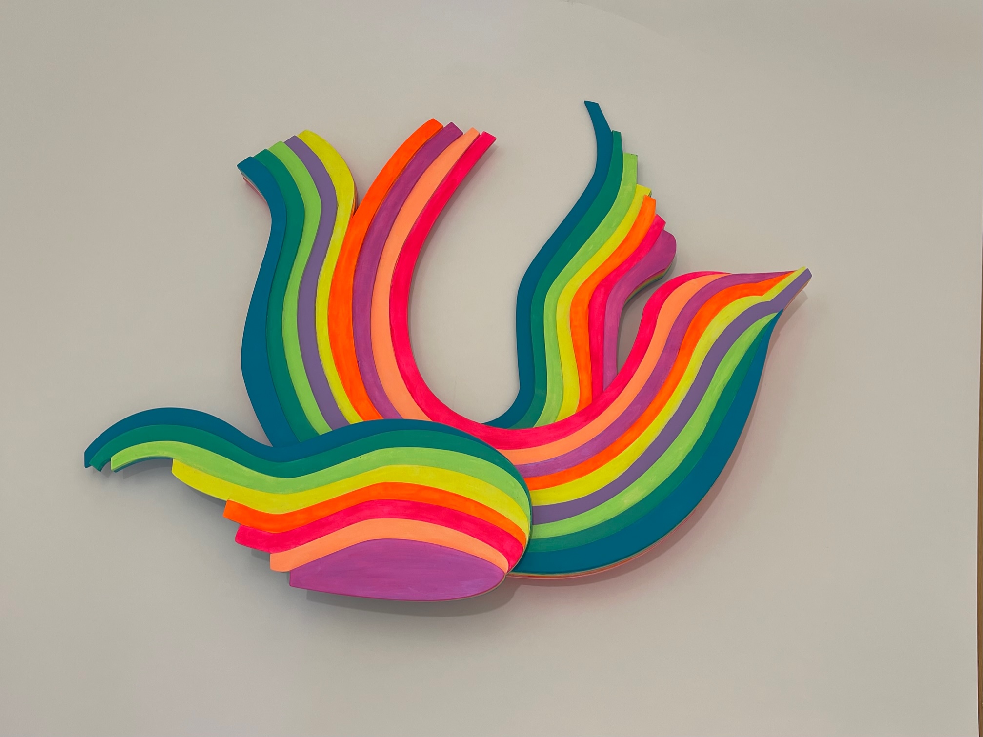 TAA Alice Birca -Let's Color, Let's Play, 2021,acril pe placaj de plop, 4 mm, multi-layer, 67 x 85 cm