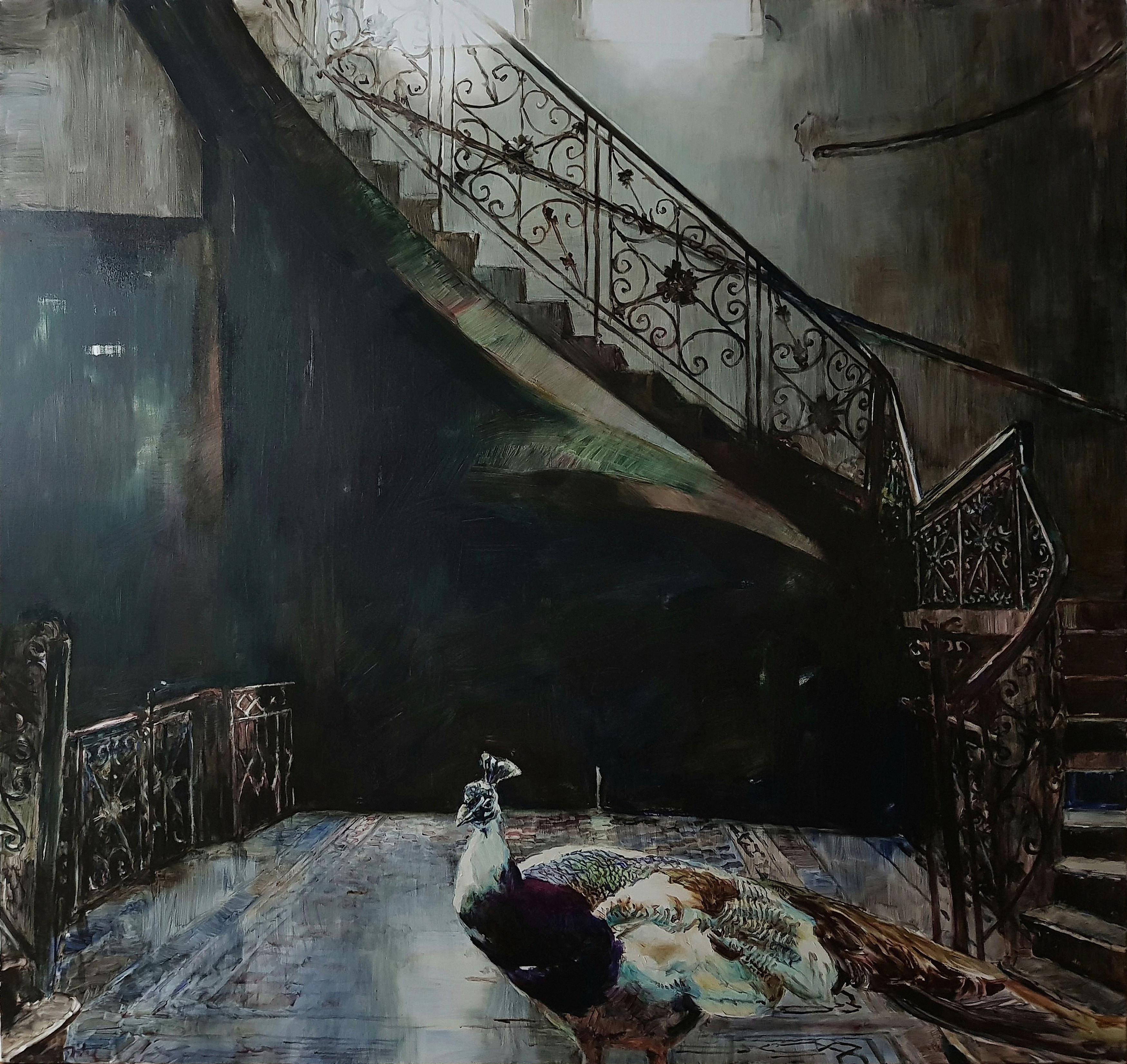 Gheorghe Fikl Gheorghe Fikl, oil on canvas, 180 x 170 cm, 2018
