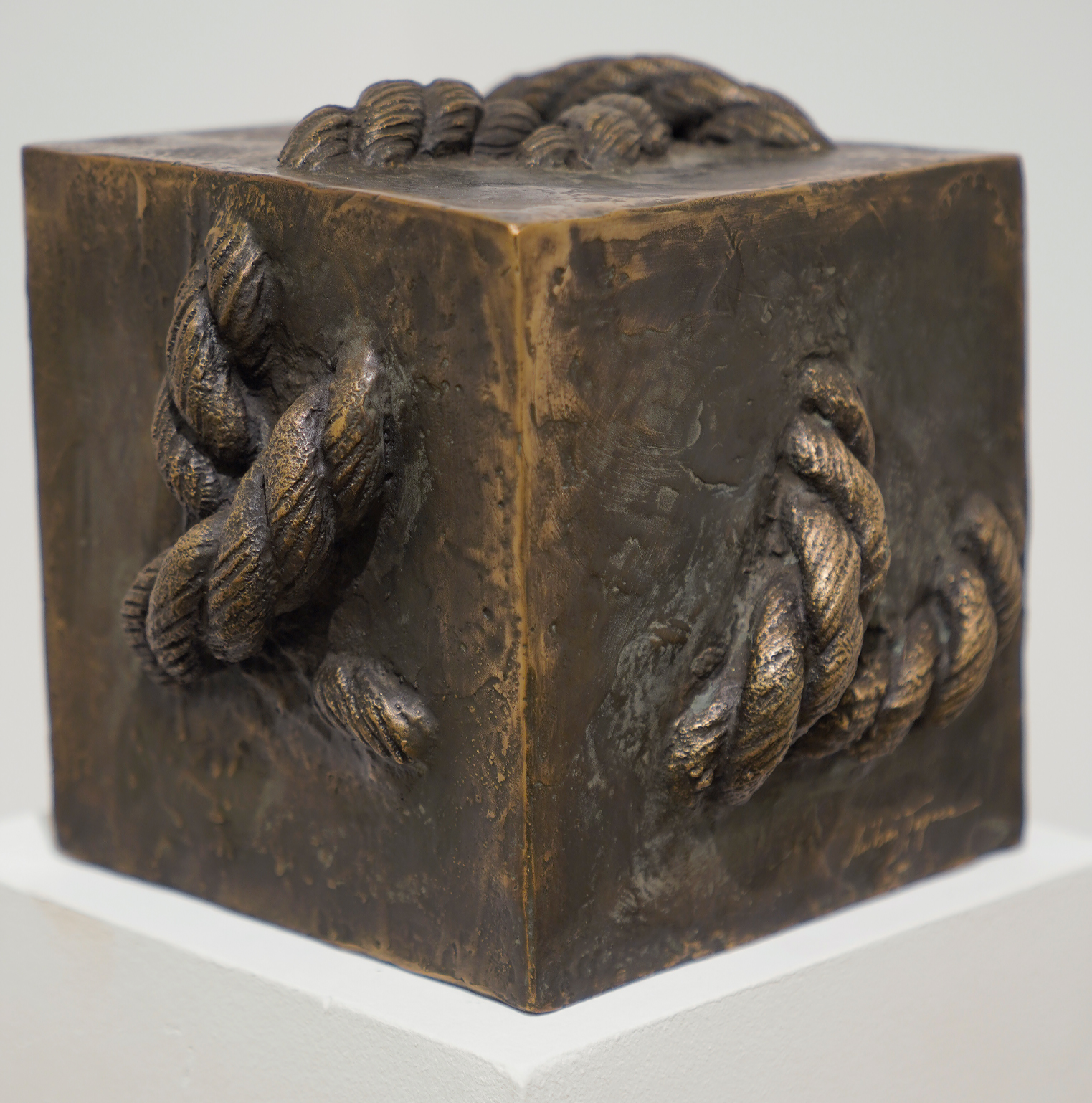 Mihai Țopescu Captive Energies, bronze, 24 x 27 x 26 cm