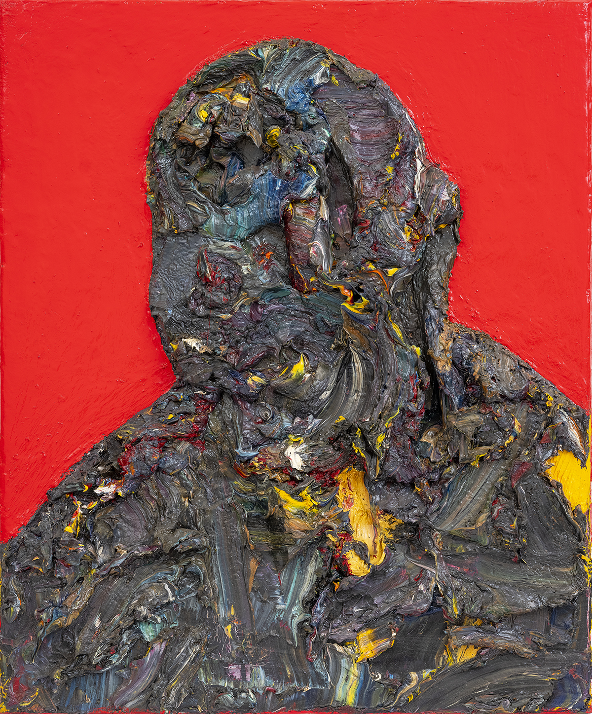 Francisc Chiuariu Titlu: nr 4, oil on canvas, 50 x 60 cm, 2021